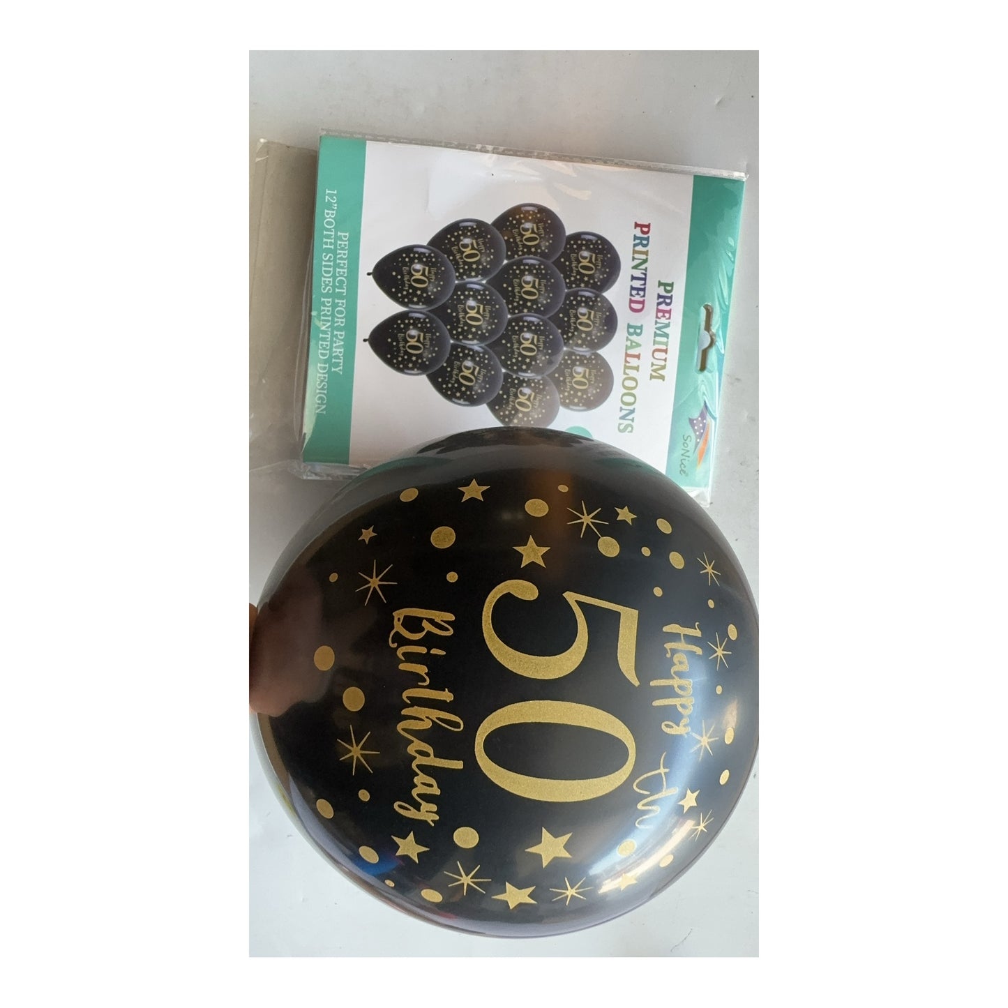 12 ct Printed Balloon Hbd50 120Pk/Cs