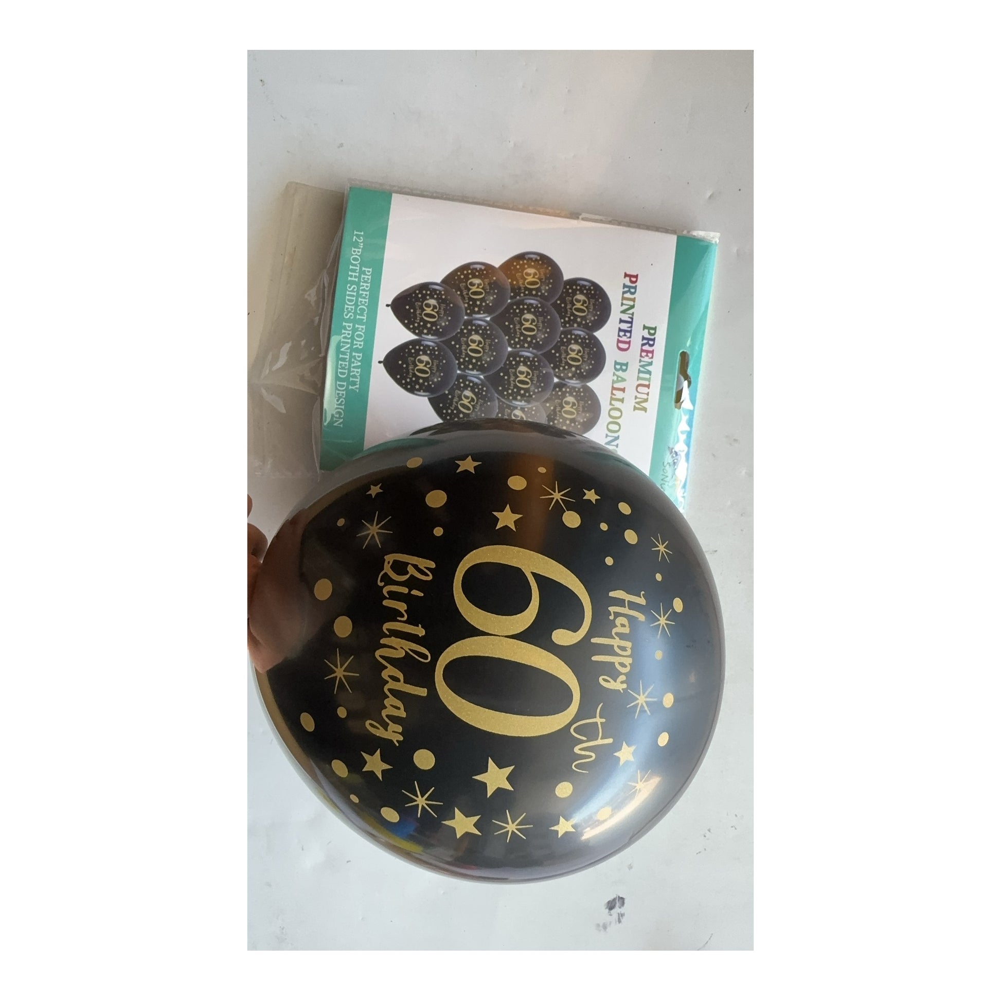 12 ct Printed Balloon Hbd60 120Pk/Cs
