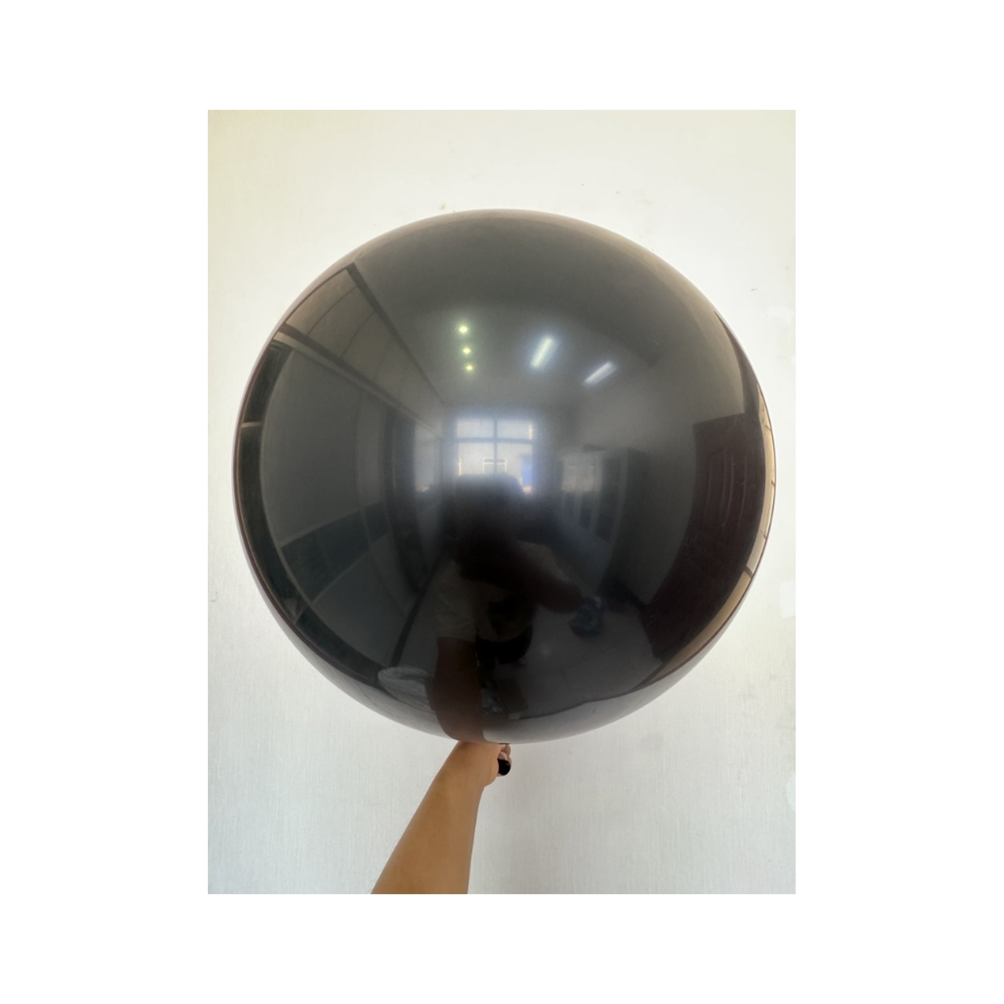 36" Latex Balloon 2Pcs Black 120Pk/Cs