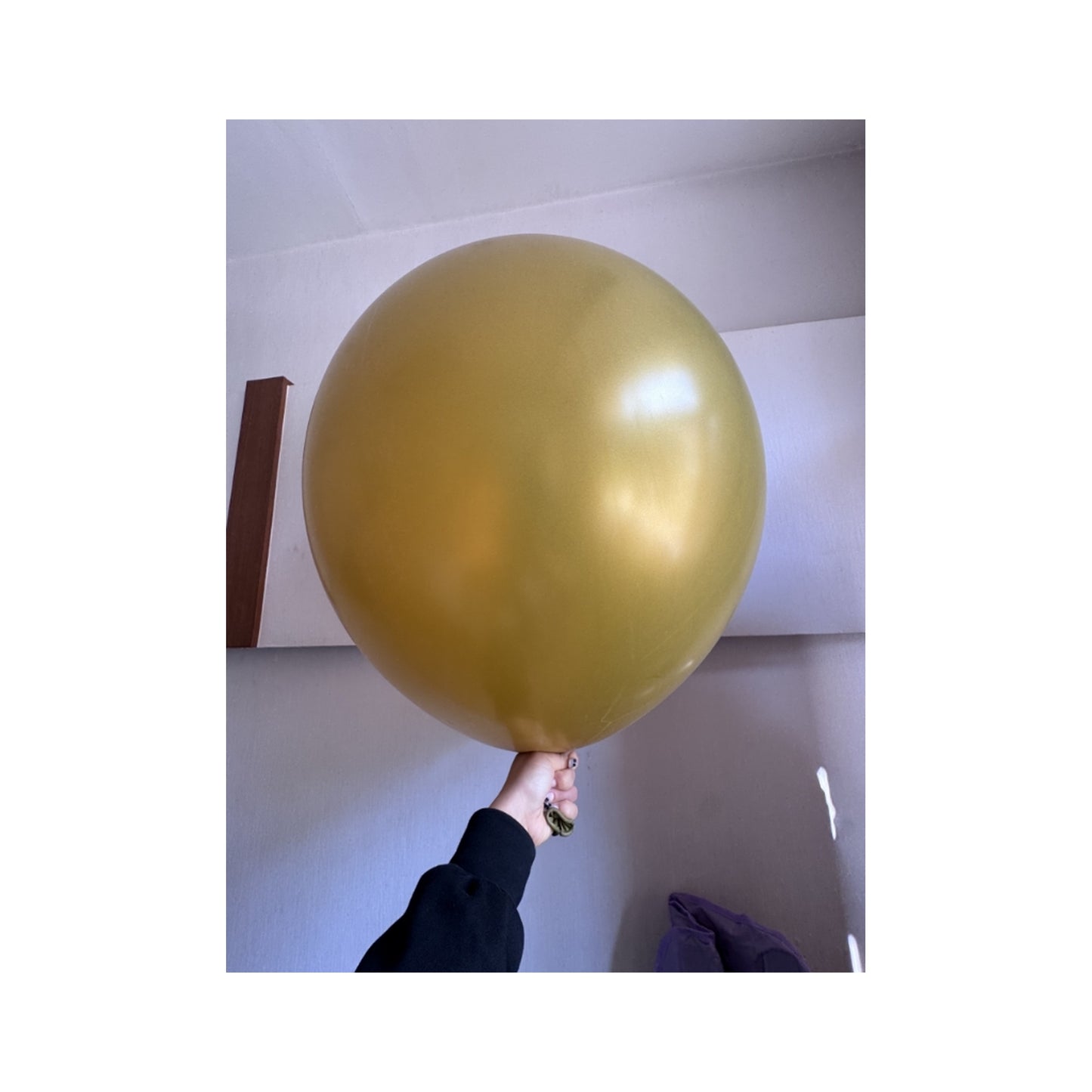 36" Latex Balloon 2Pcs Gold 120Pk/Cs