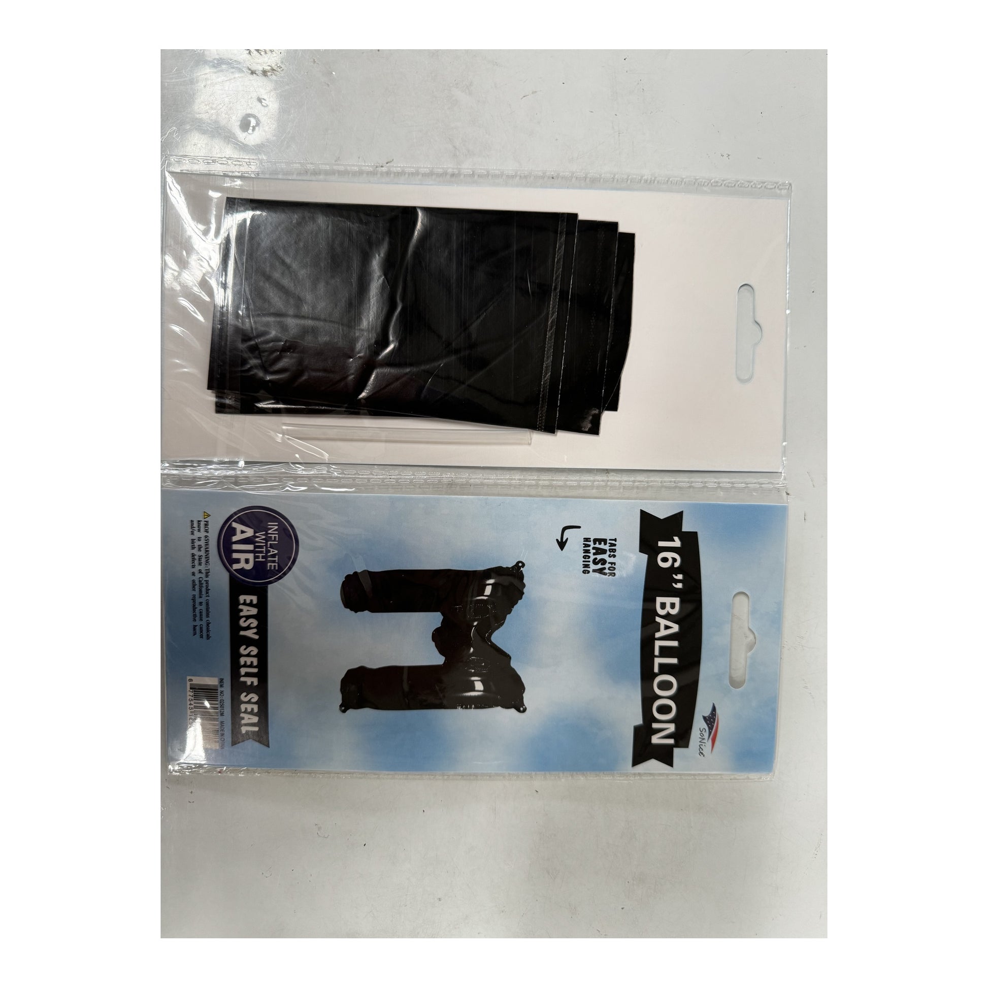 16"Foil Balloon Letter M Black