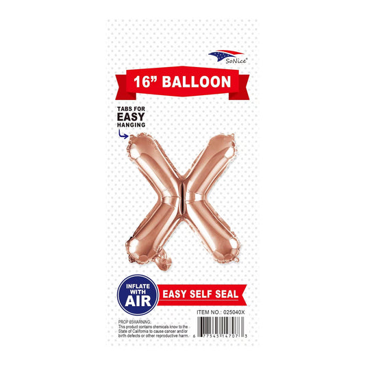 16"Foil Balloon x Rose Gold
