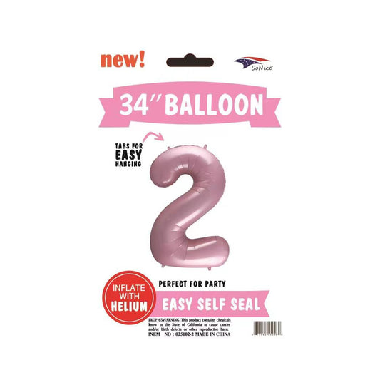 34" Foil Balloon Pink #2