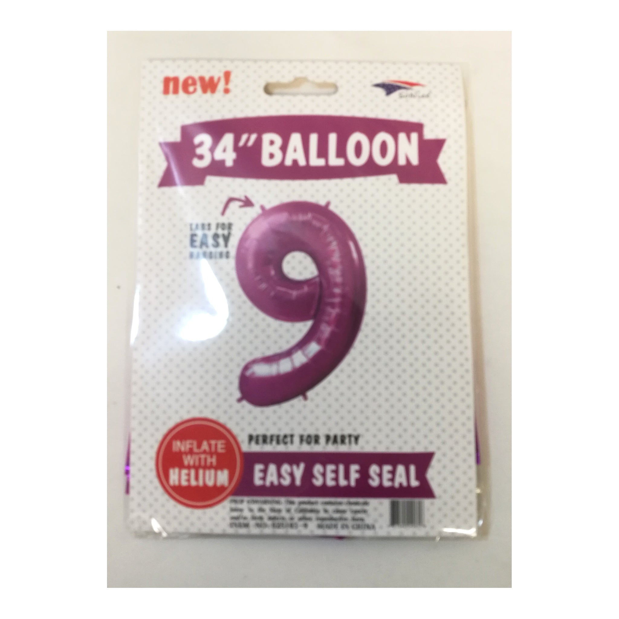 34"Foil Balloon Fuchsia 9