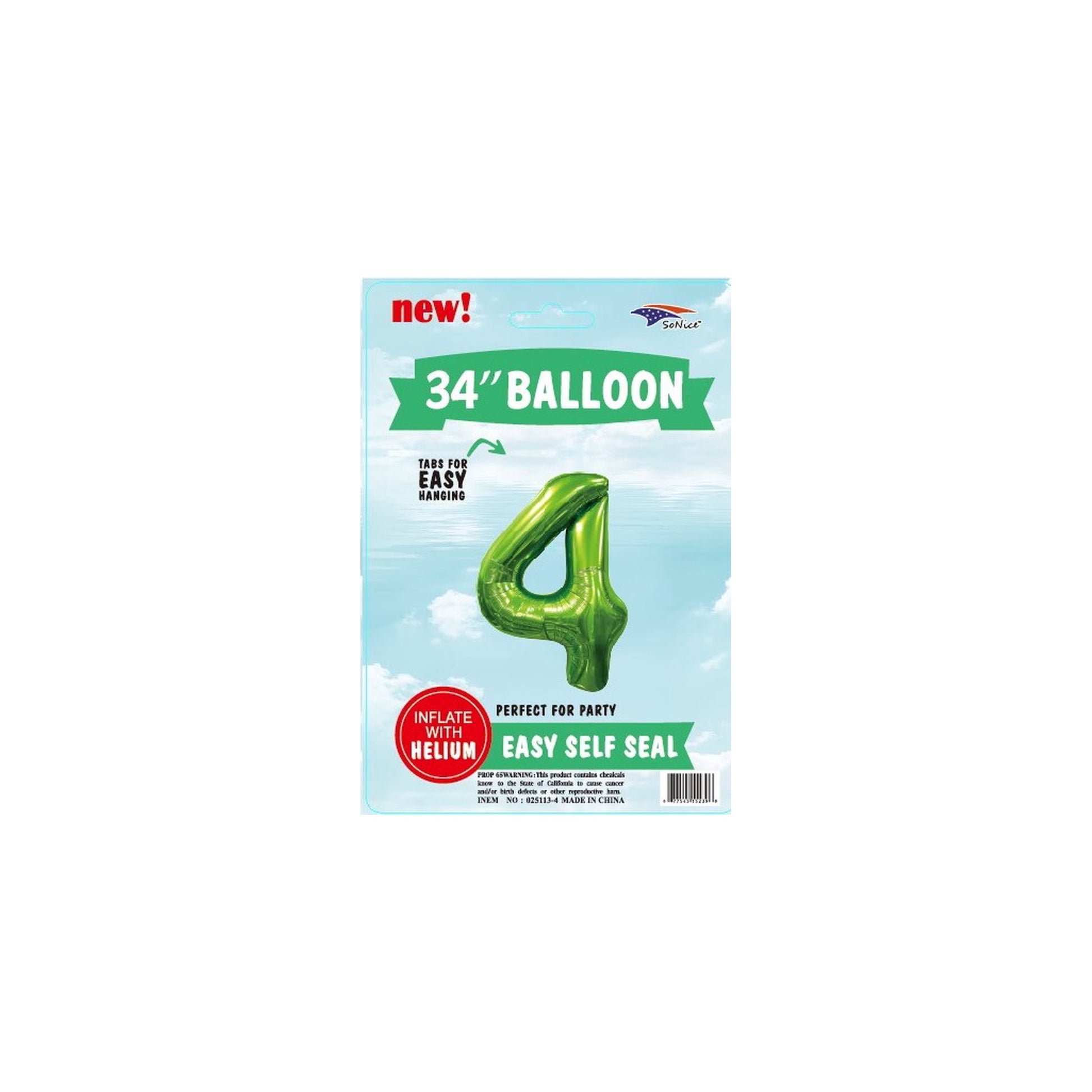 34? Balloon Green #4,