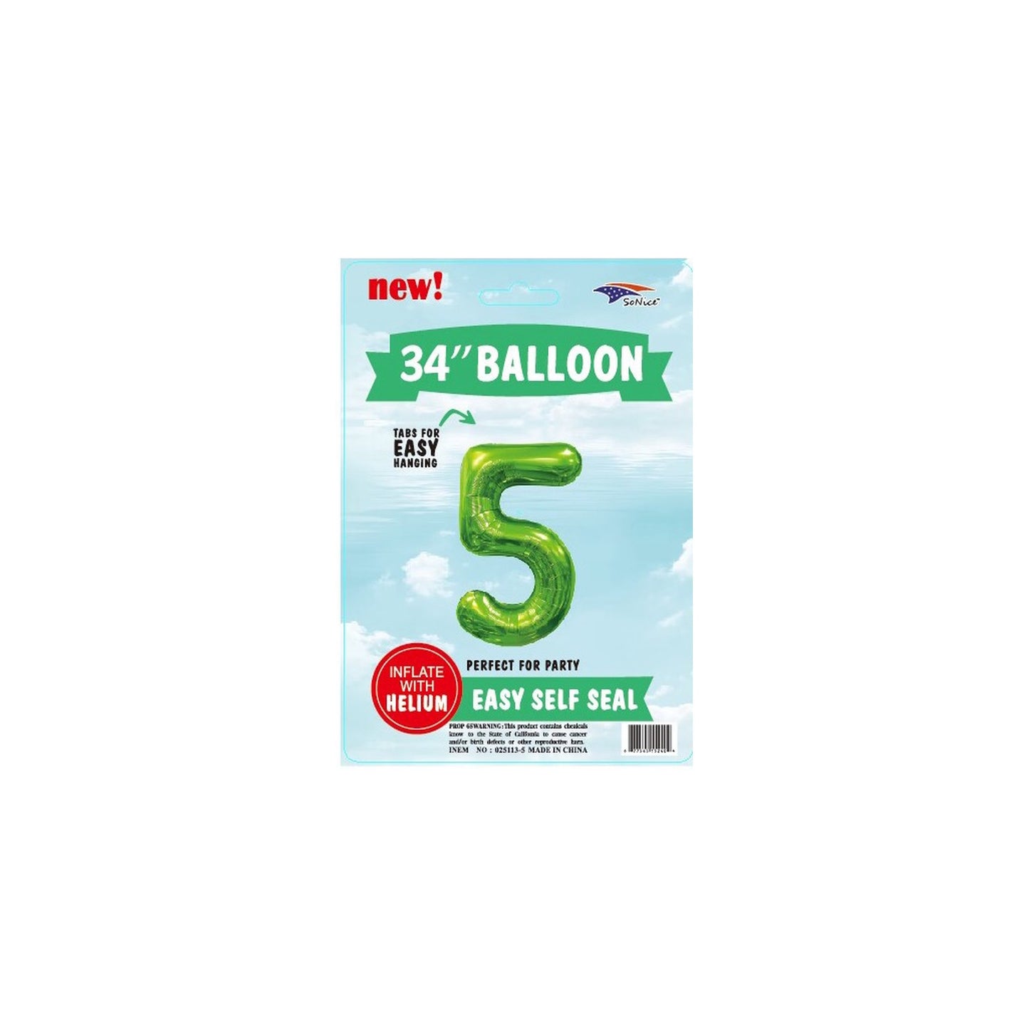 34? Balloon Green # 5,
