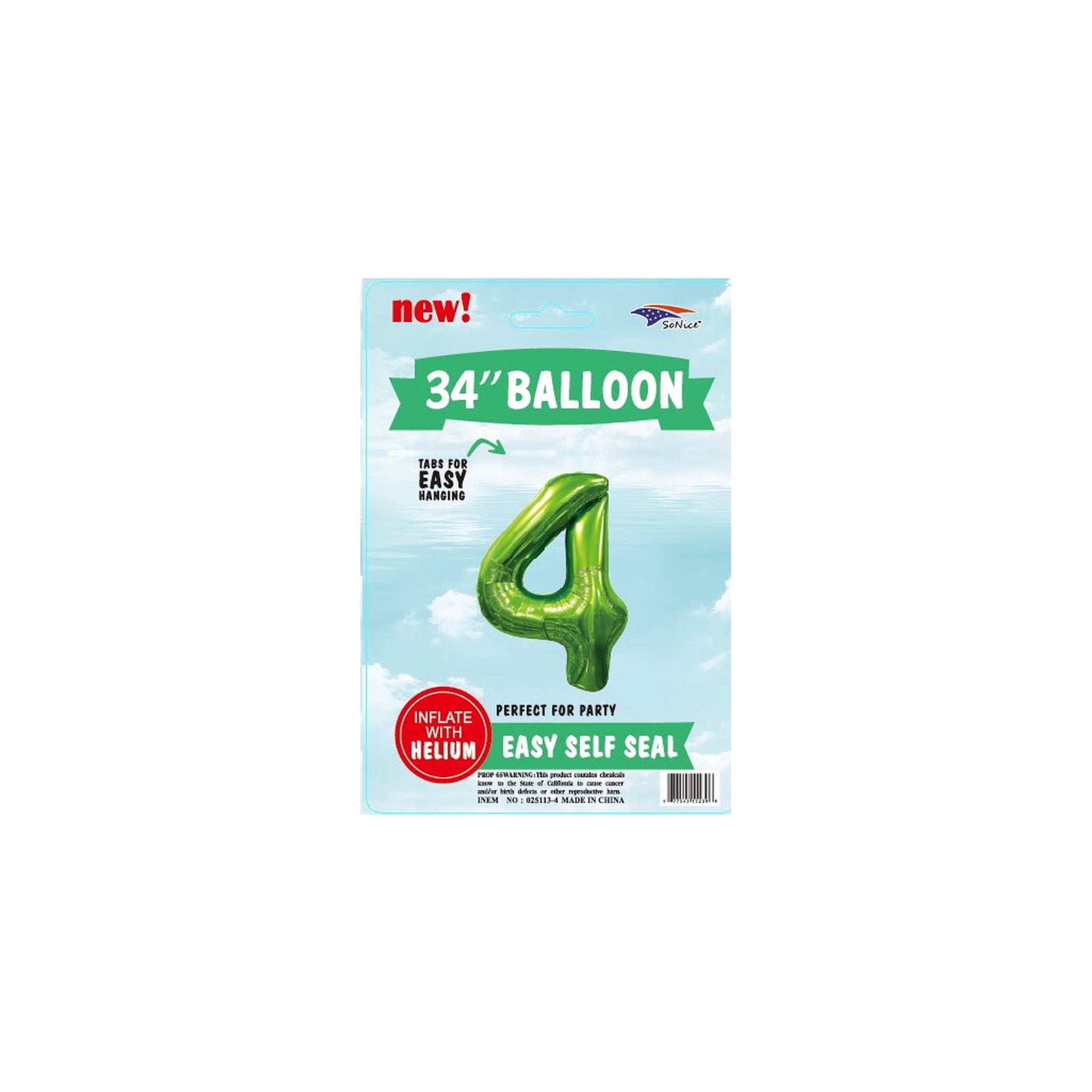34" Foil Balloon Pastel #4