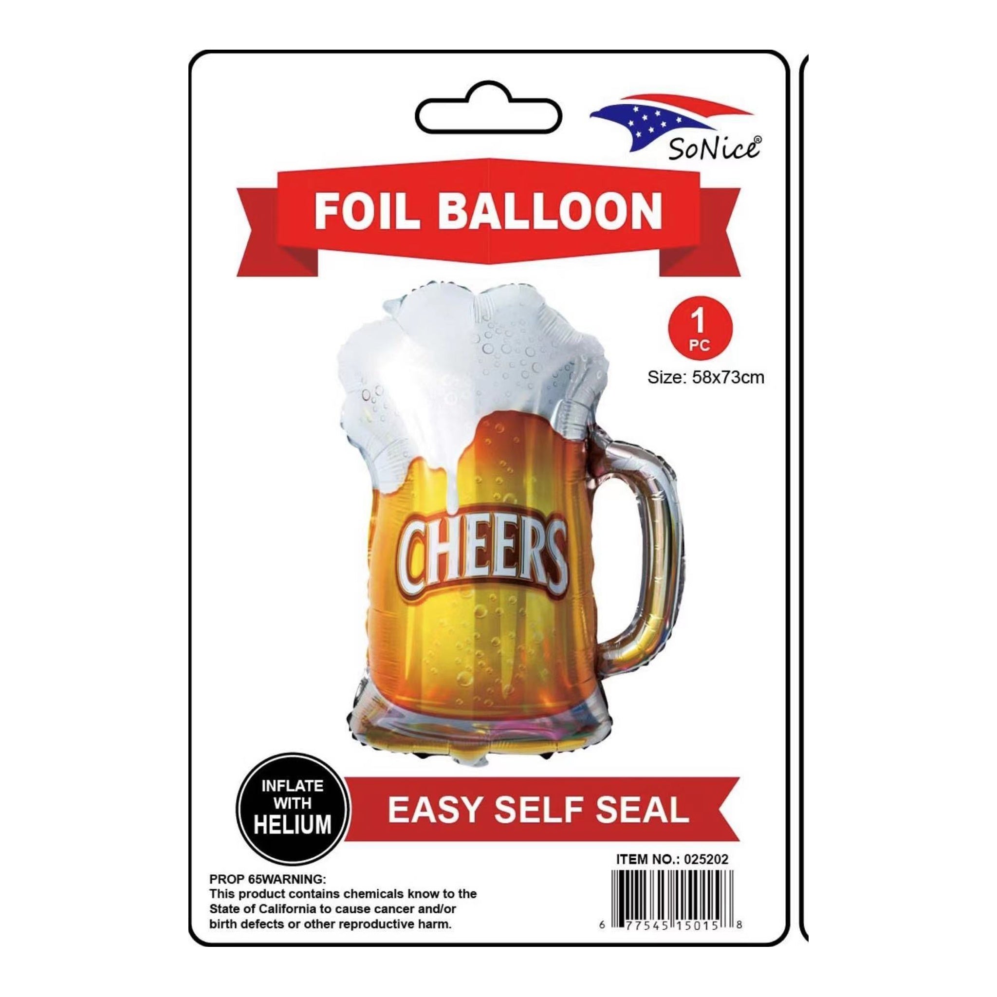 29" Foil Balloon Beer