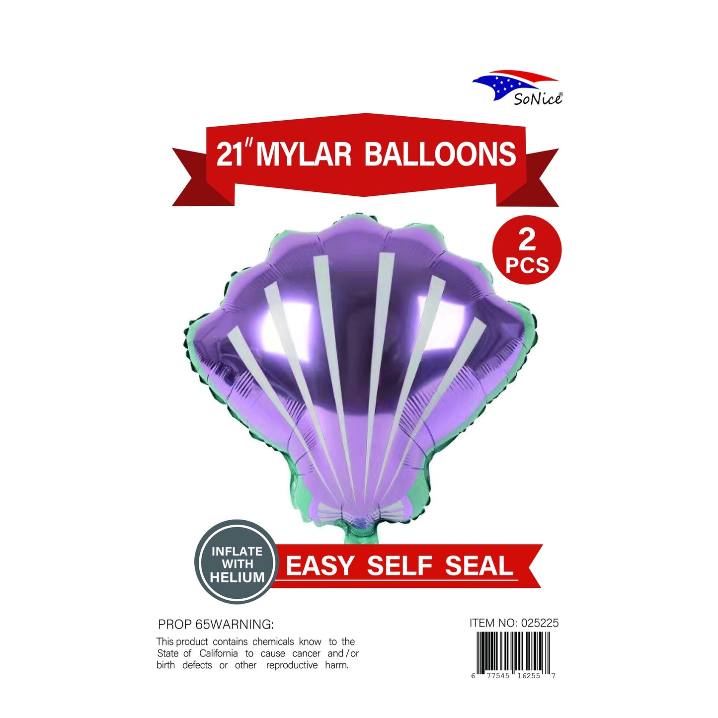 2Pcs Balloons Mermaid 600Pk/Cs