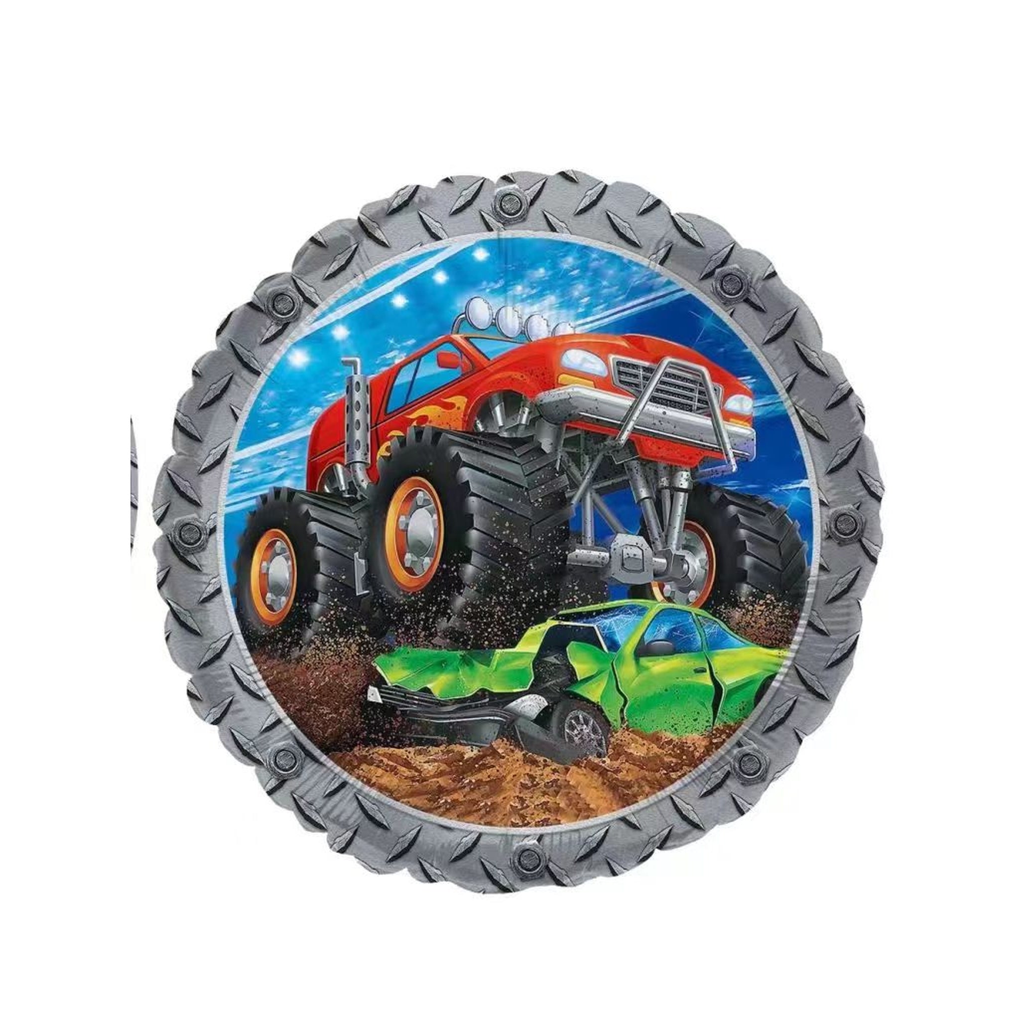 18" Mylar Balloon M/Truck 2P 600Pk/Cs