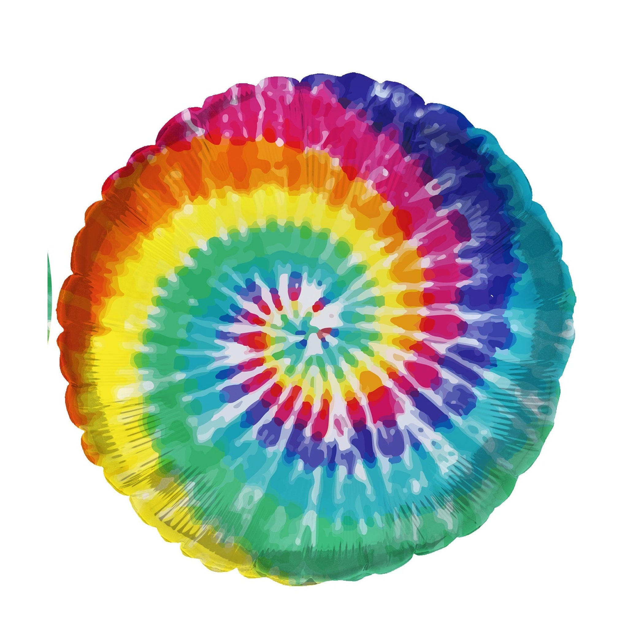 18" Mylar Balloon Tie Dye 2 pcs