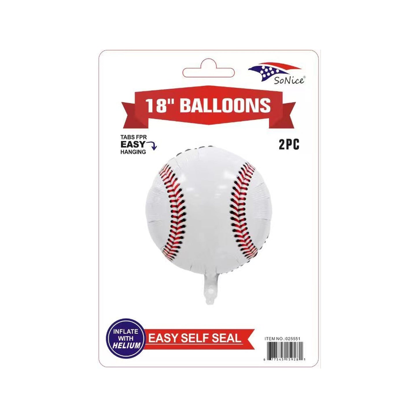 (c) Year Balloon Baseball