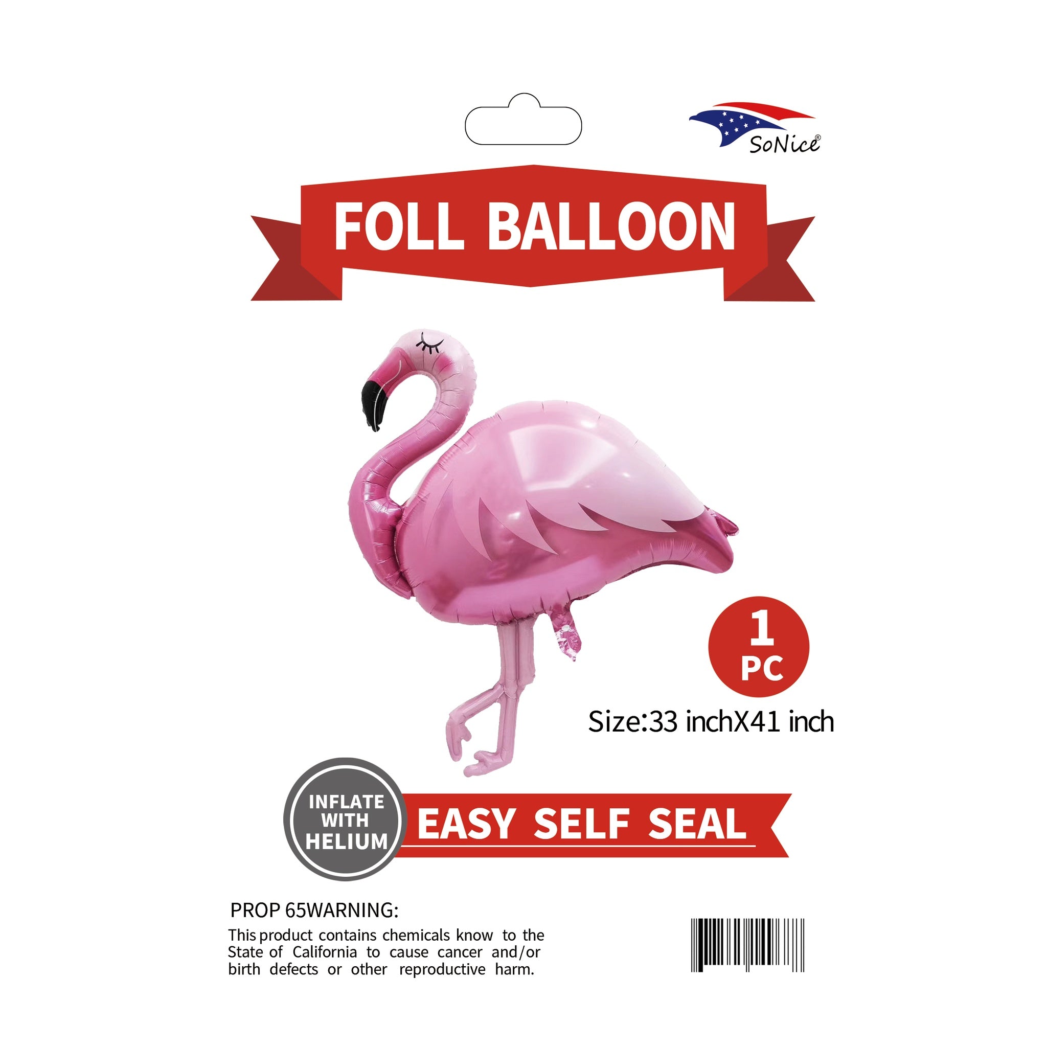 1Pc, Balloon Flamingo