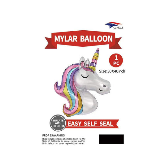 Foil Balloon Unicorn 600/case