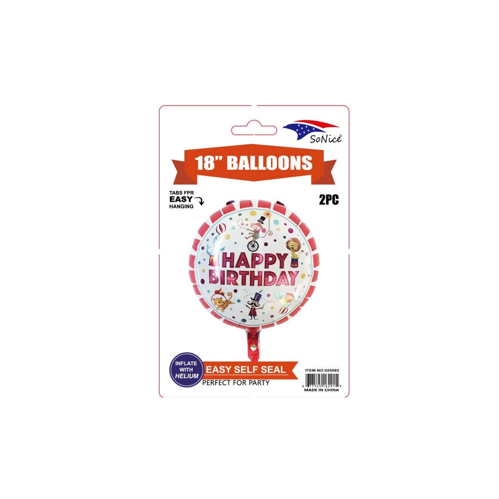 2Pc M/Balloon Circus