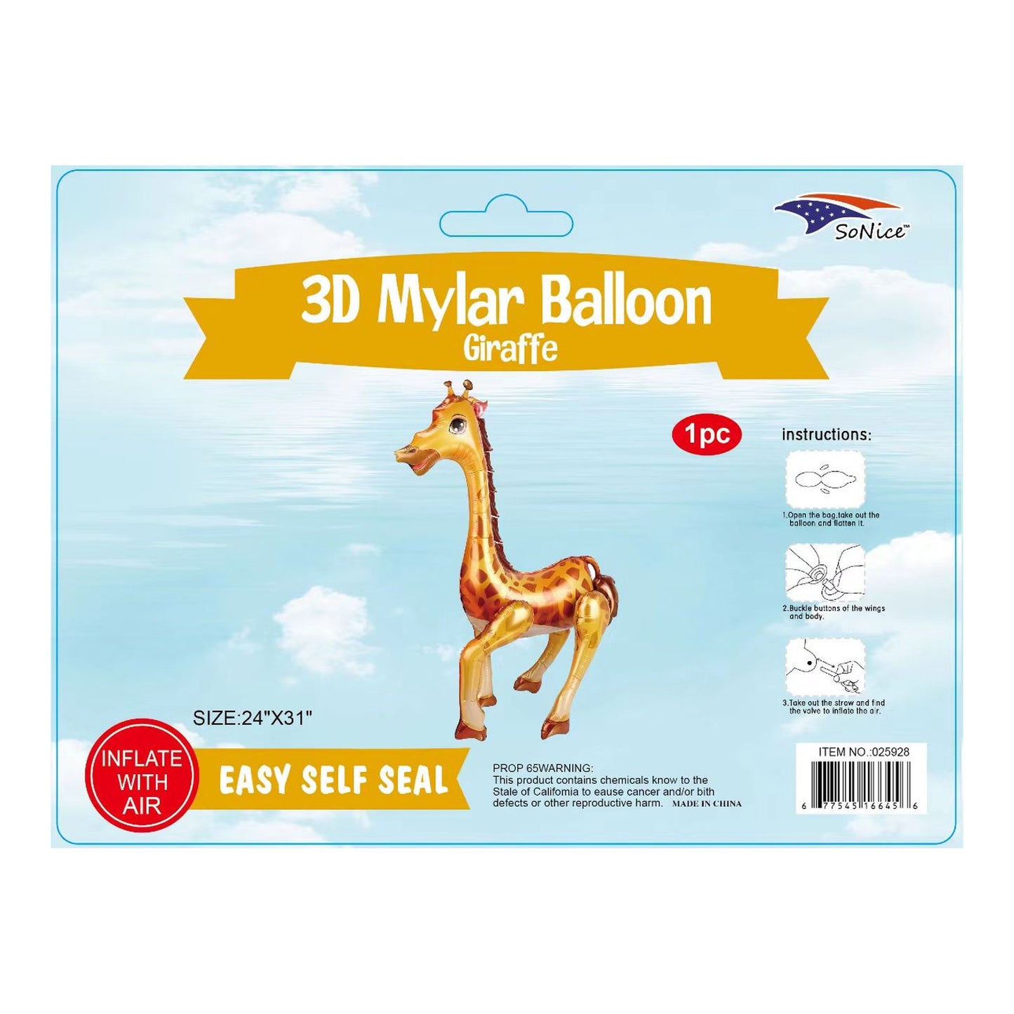 Super Shade Balloon Giraffe