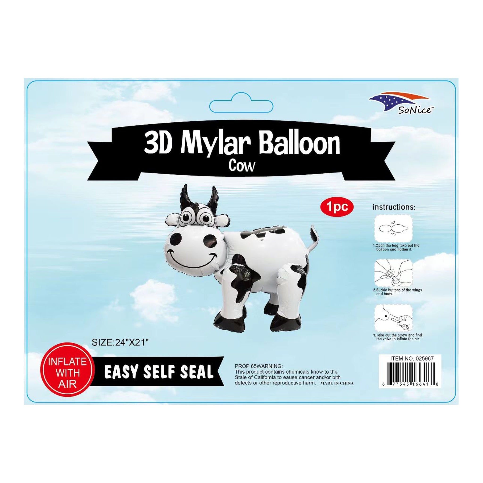 Super Shade Balloon Cow