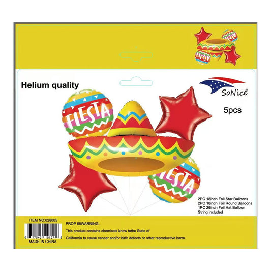 Balloon Bouquet Fiesta Hat