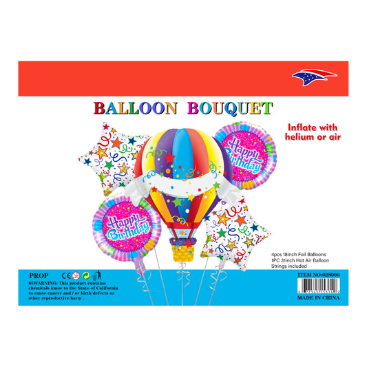 (c) Balloon Bouquet Hot-Air