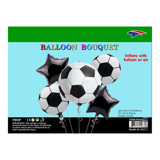 Balloon Bouquet Soccer 120Set/Cs