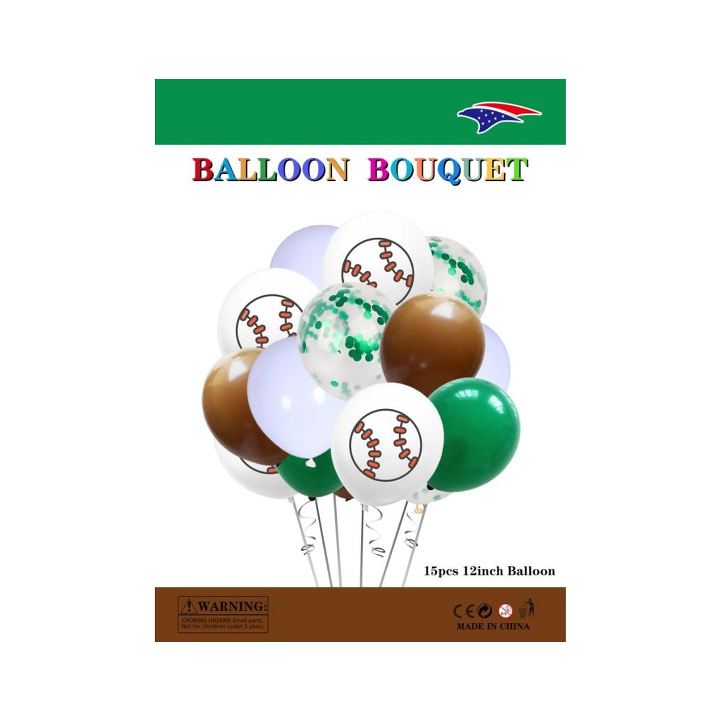 Balloon Bouquet Baseball