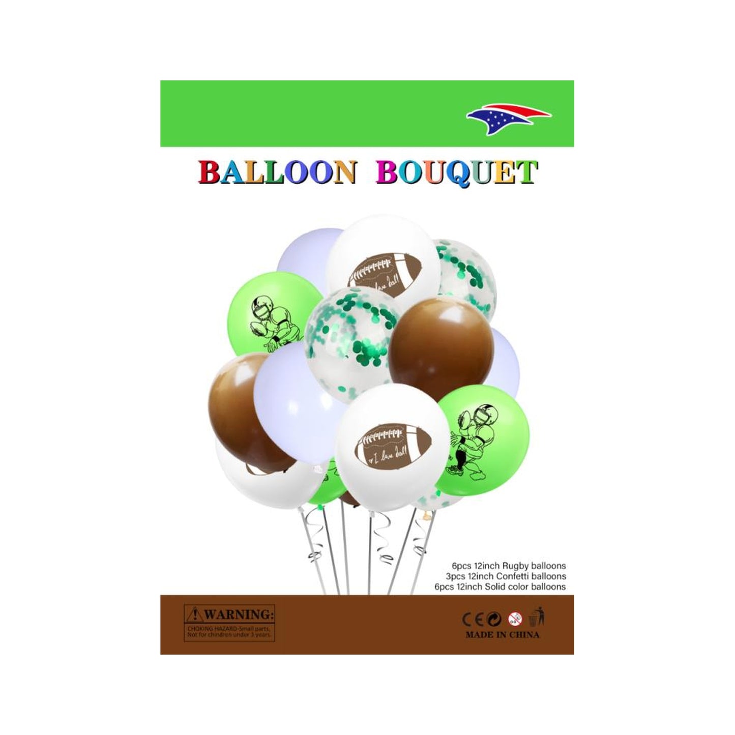 Balloon Bouquet Football