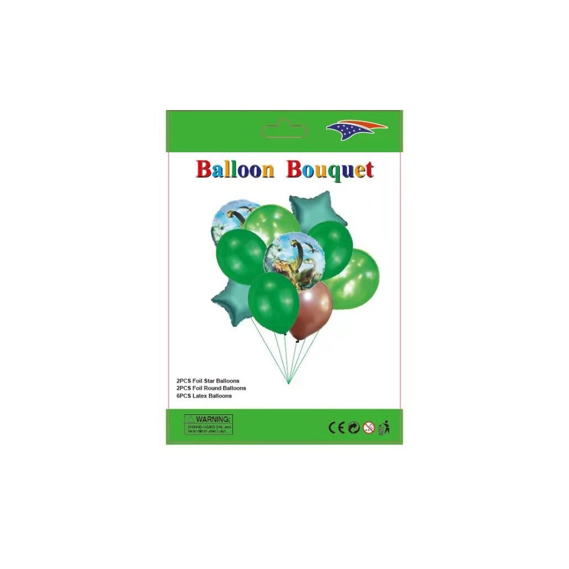 Balloon Bouquet Dinosaur 120Set/Cs
