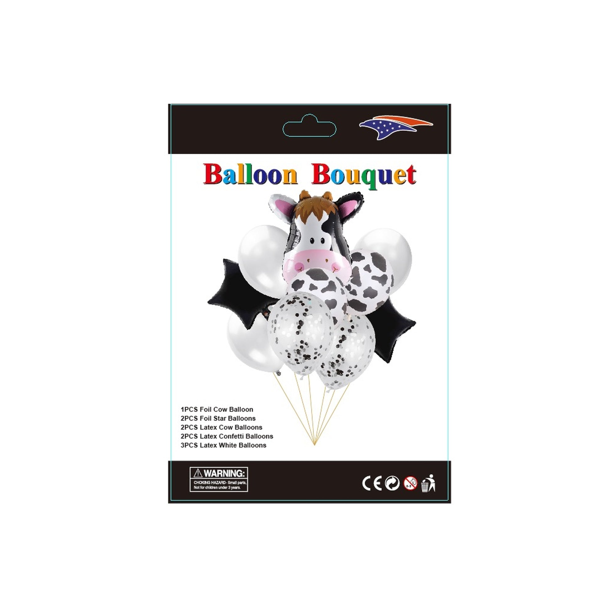 Balloon Bouquet Cow 120Set/Cs