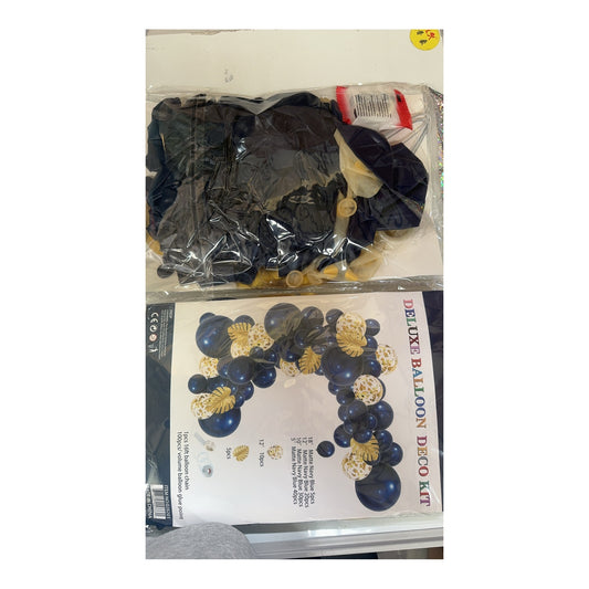 Balloon Garland Navy Blue