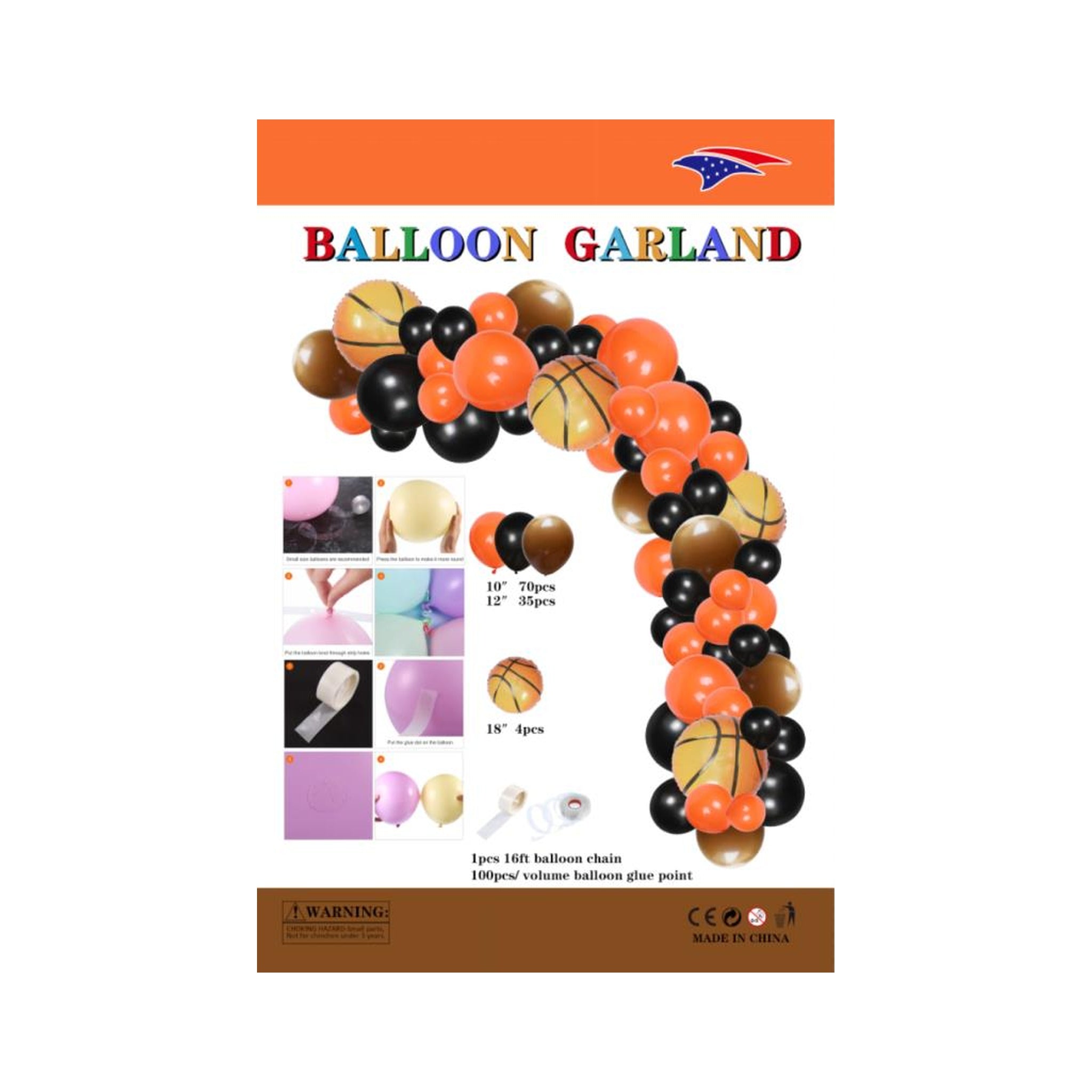 Balloon Garland Basket Ball
