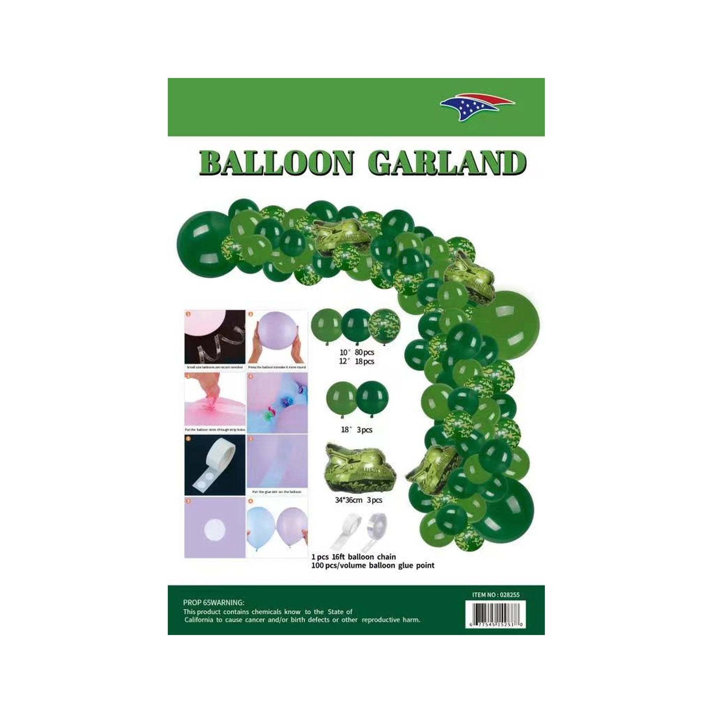Balloon Garland Army