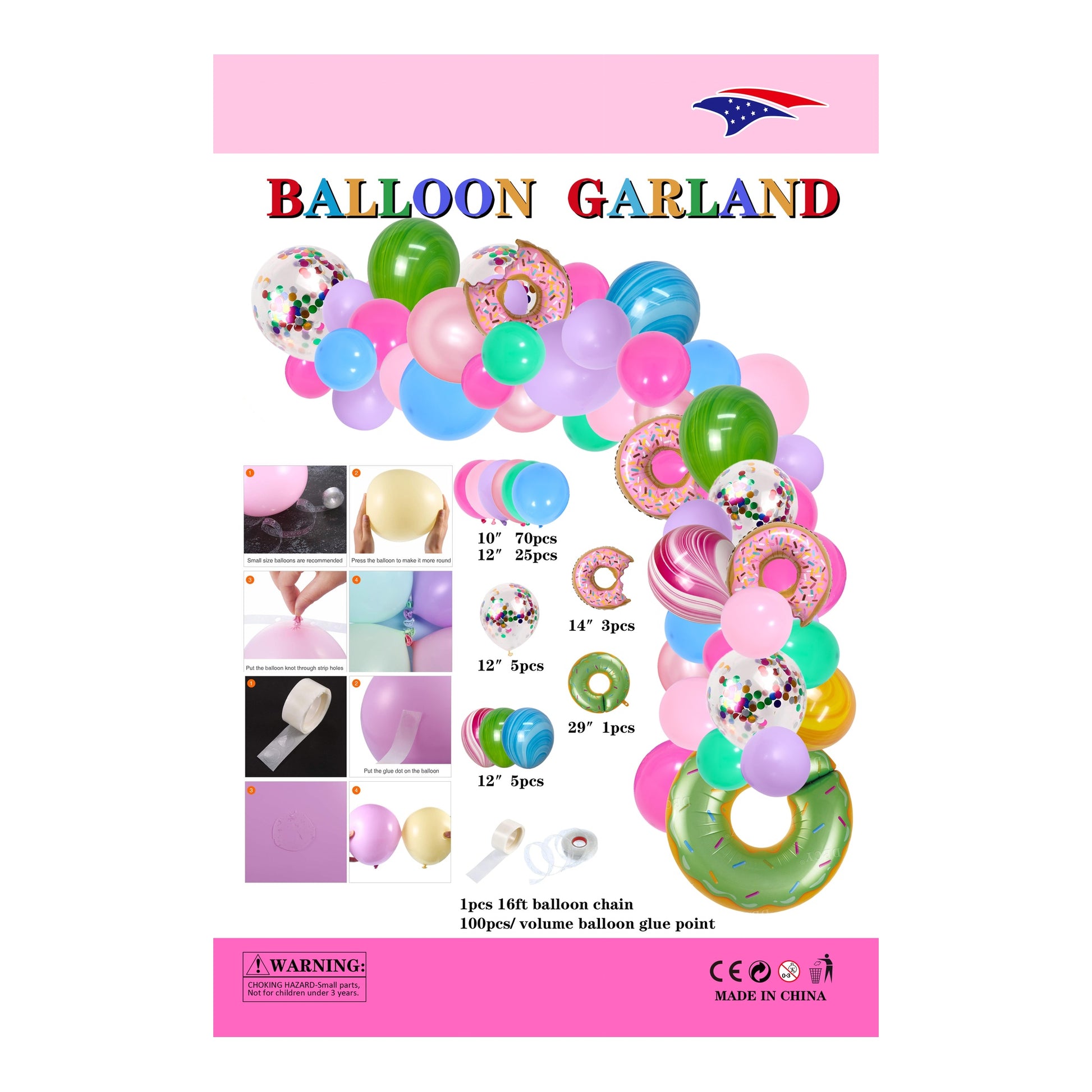 Balloon Garland Donut