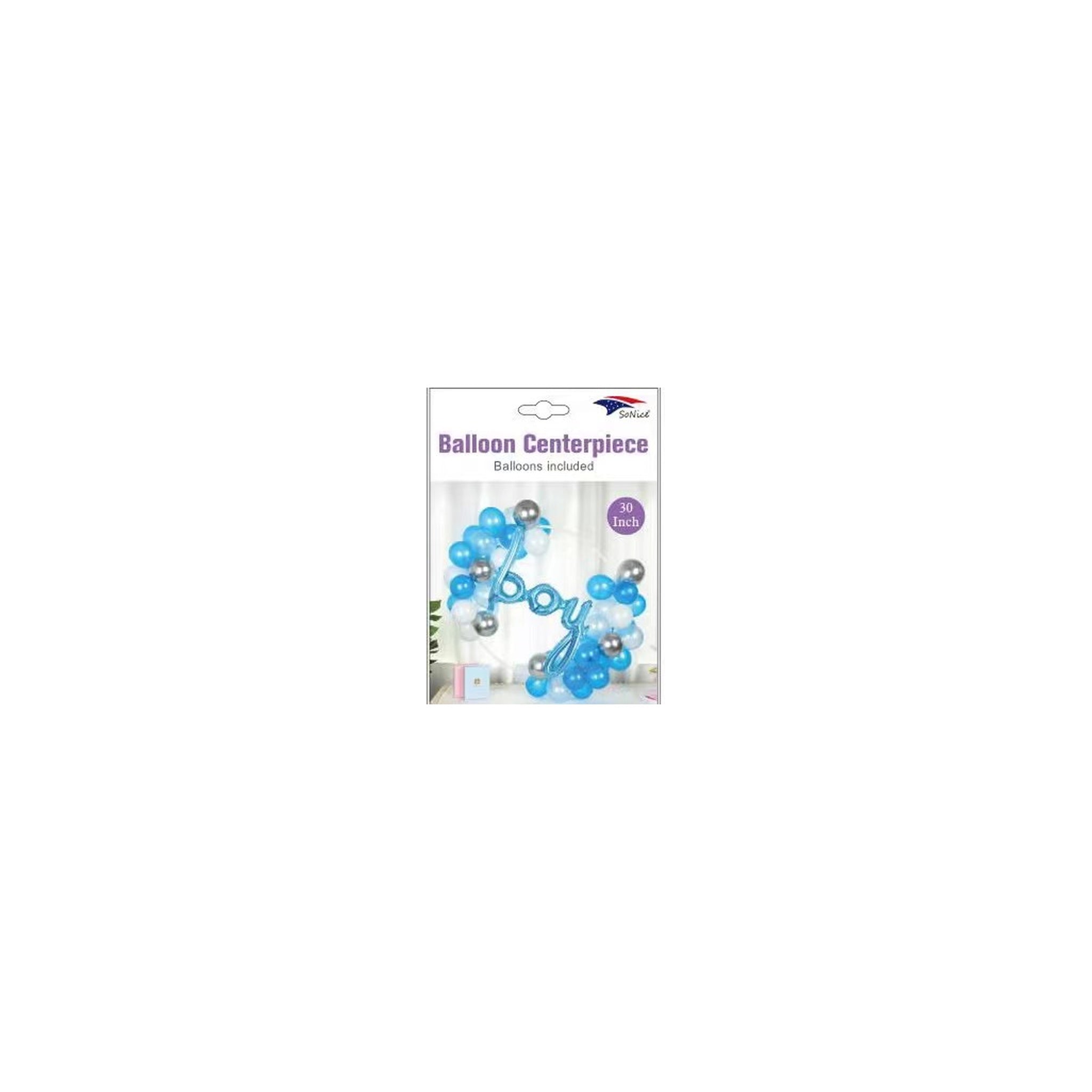 30" Boy Bannlloon Arch Kit 6 pcs Inner