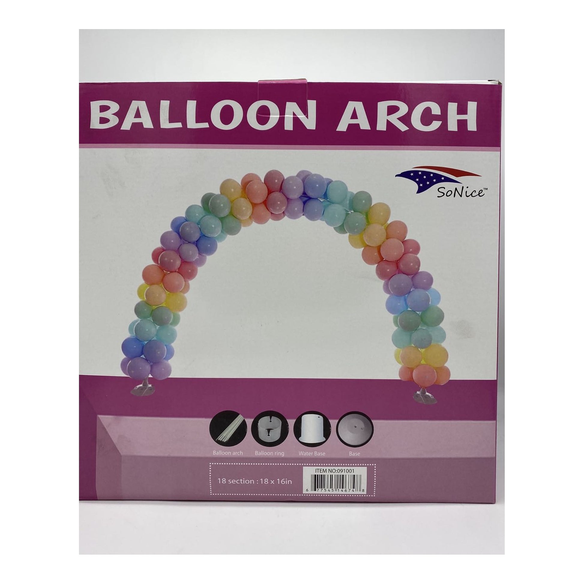 Balloon Arch(W 14Ftx H 8Ft) 6 Set/Cs,