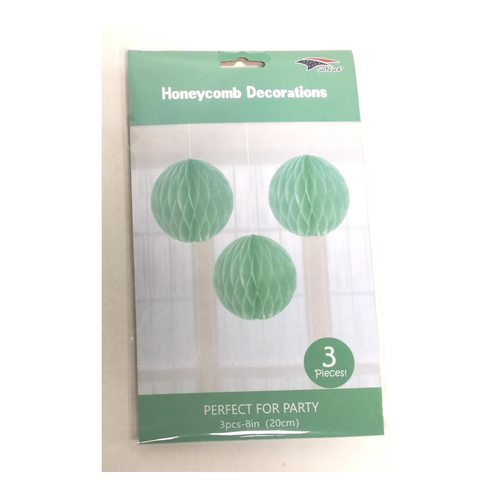 3Pcs Honeycomb Set Aqua 120Set/Cs