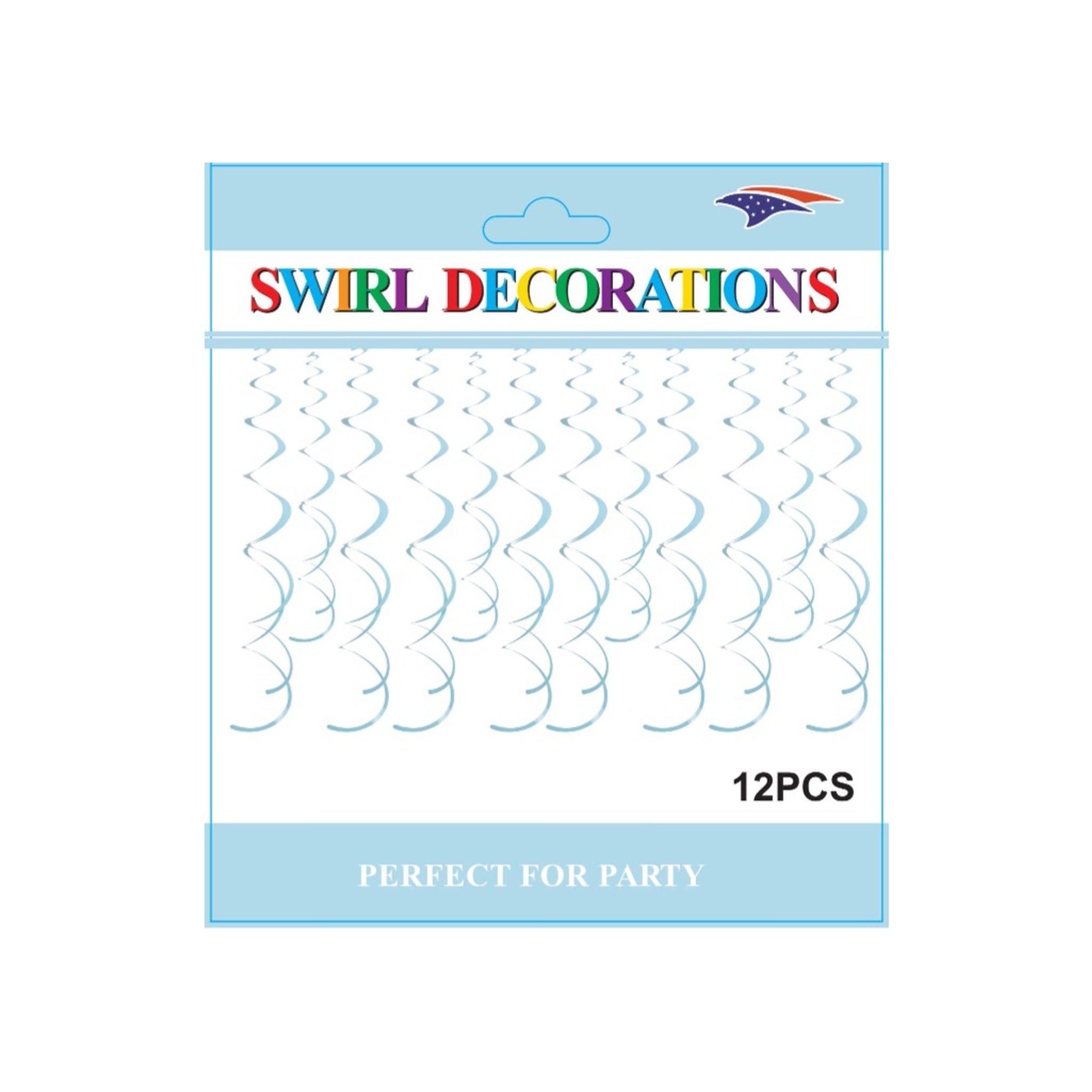 Swirls Pastel Blue 12 ct 120 Card/Cs