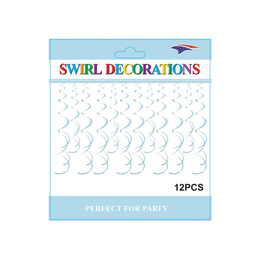Swirls Pastel Blue 12 ct 120 Card/Cs