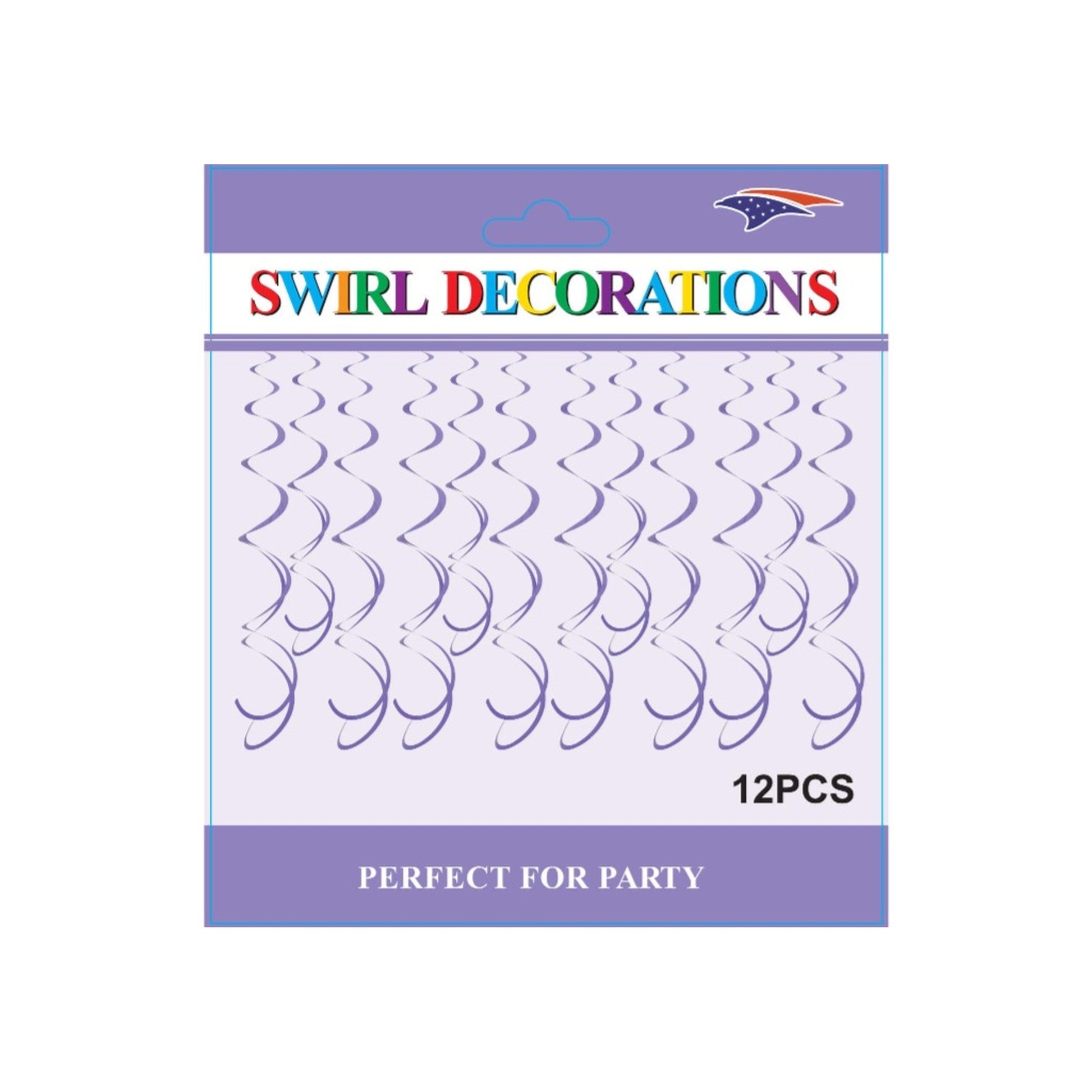 Foil Swirls Lavender 120 Card/Cs