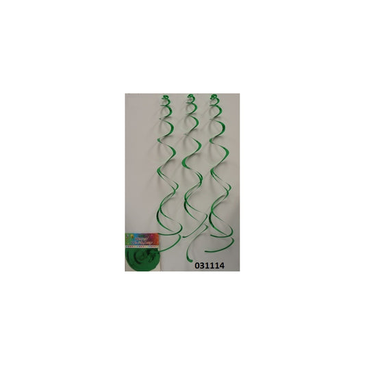 Foil Swirls Emerald12 ct 120 Card/Cs