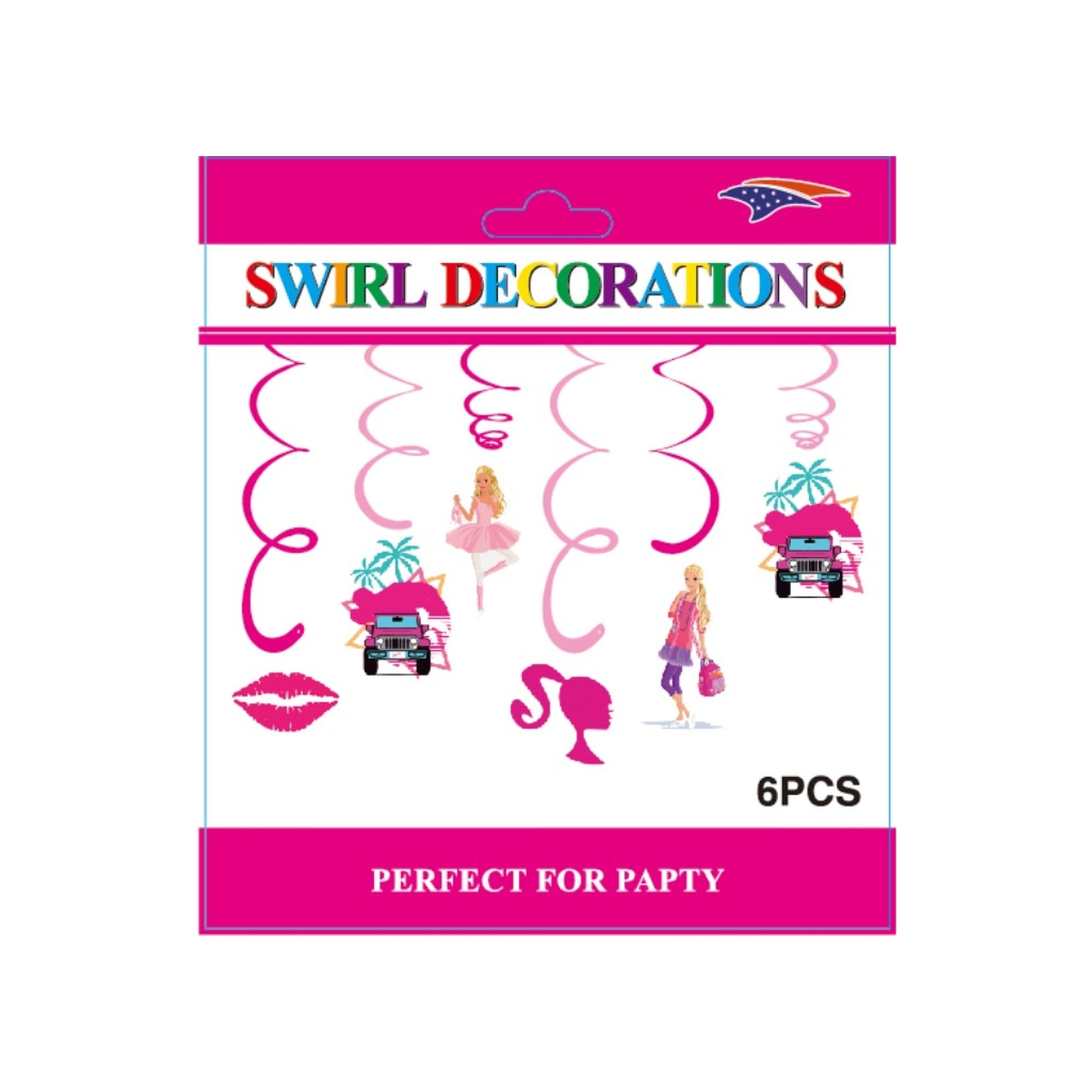 Swirl Deco Pretty Girl