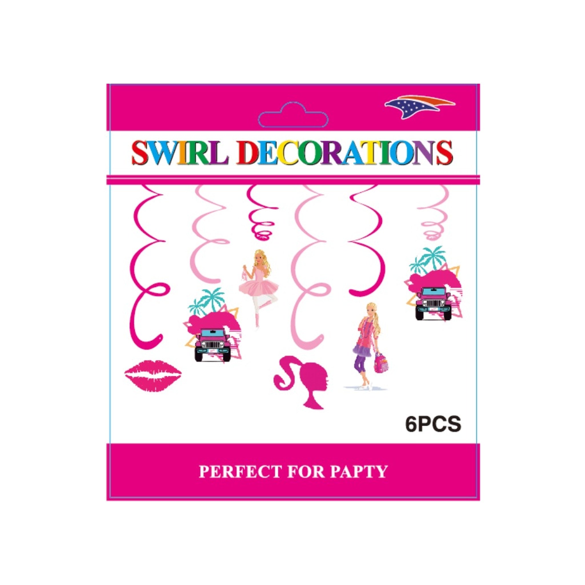 Swirl Deco Pretty Girl