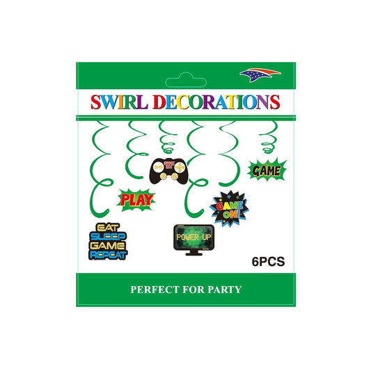 Swirl Deco Game-On