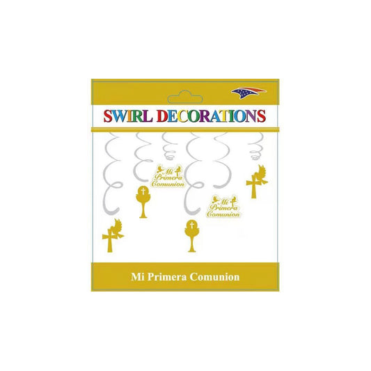 Swirl Deco Mi Primera Comunion