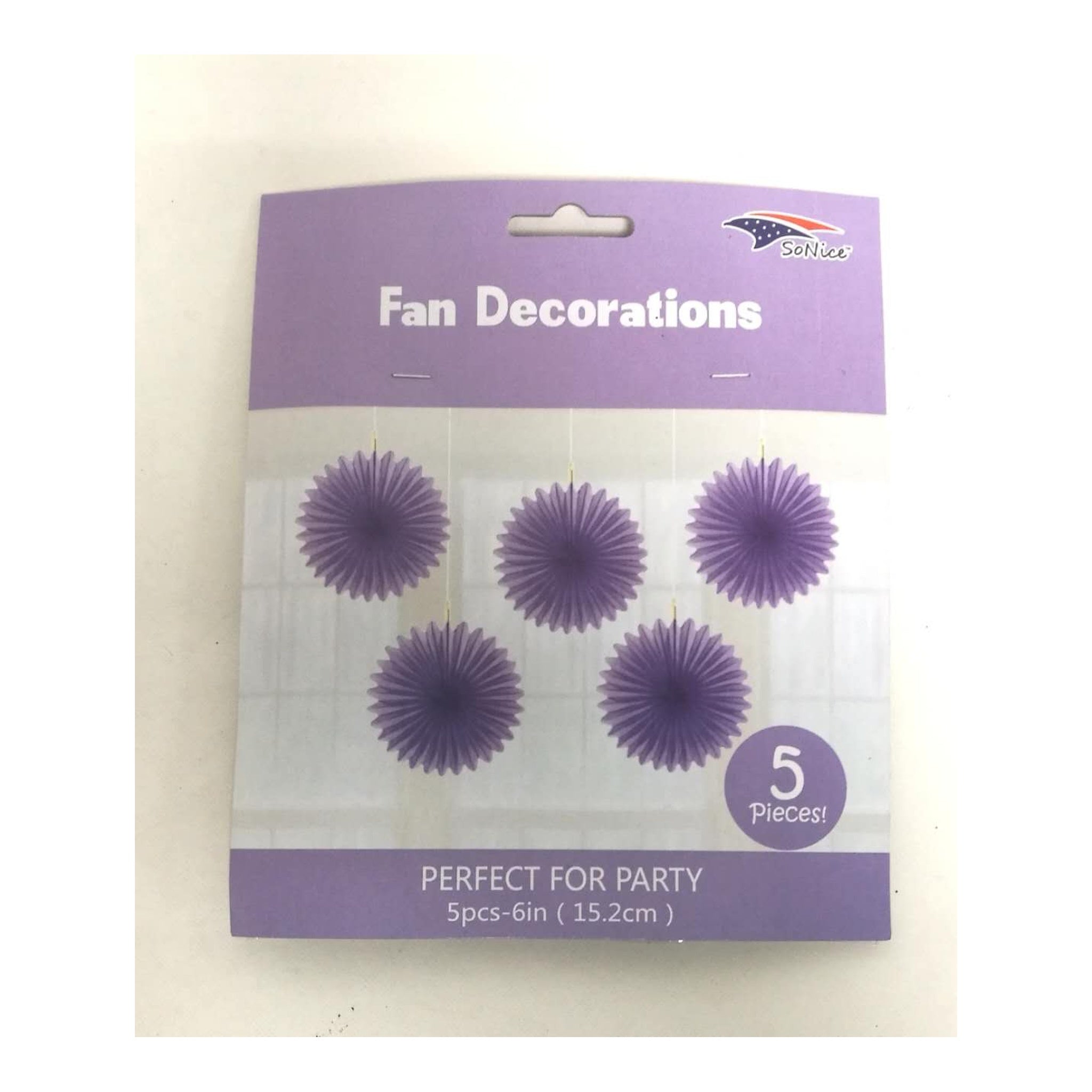 (c) Tissue Fans Lavender 5ct