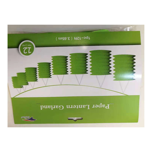 (c) Lantern Garland Light Green