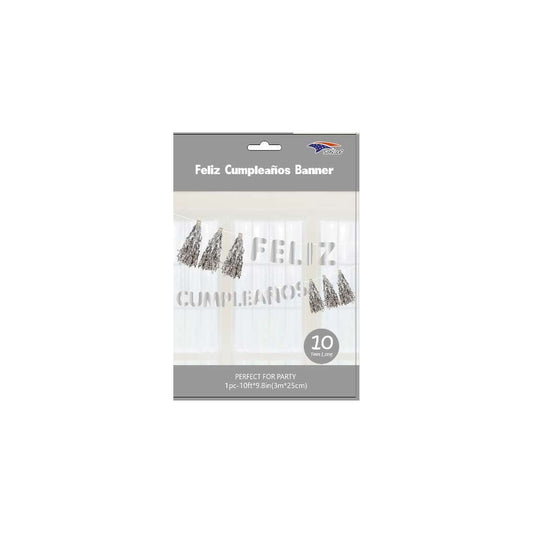 F/C Banner Silver W/Tassel
