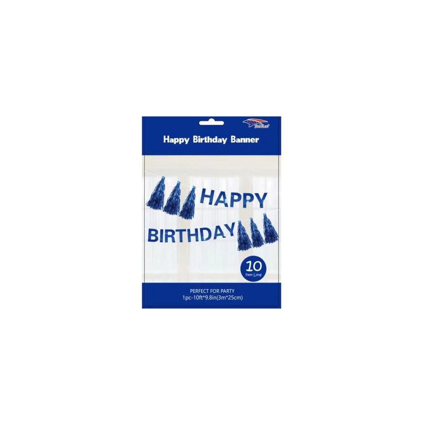 Happy Birthday T/Banner Royal Blue