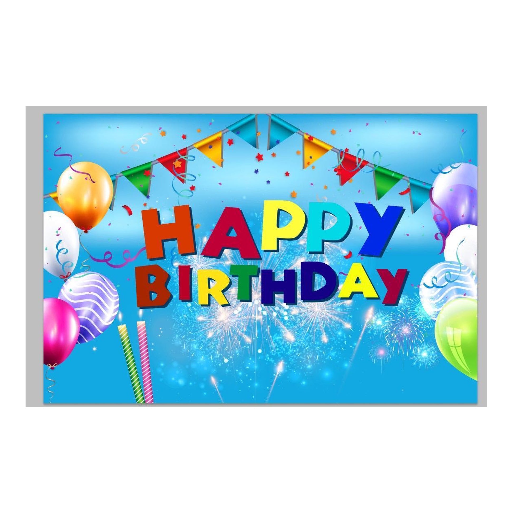 (c) 4"×6" Backdrop Happy Birthday