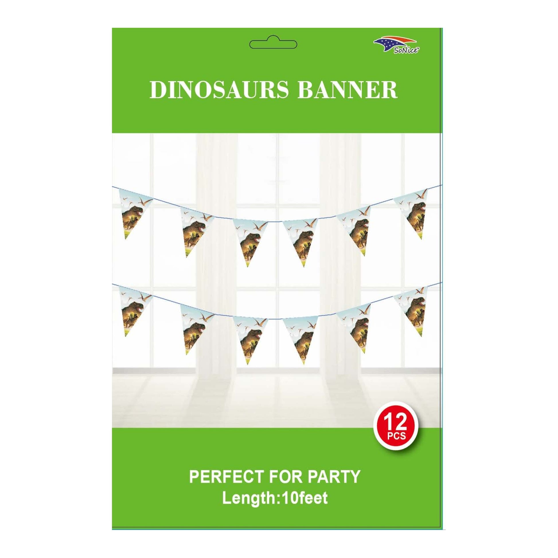 (c) 10ft Dinosaur Banner