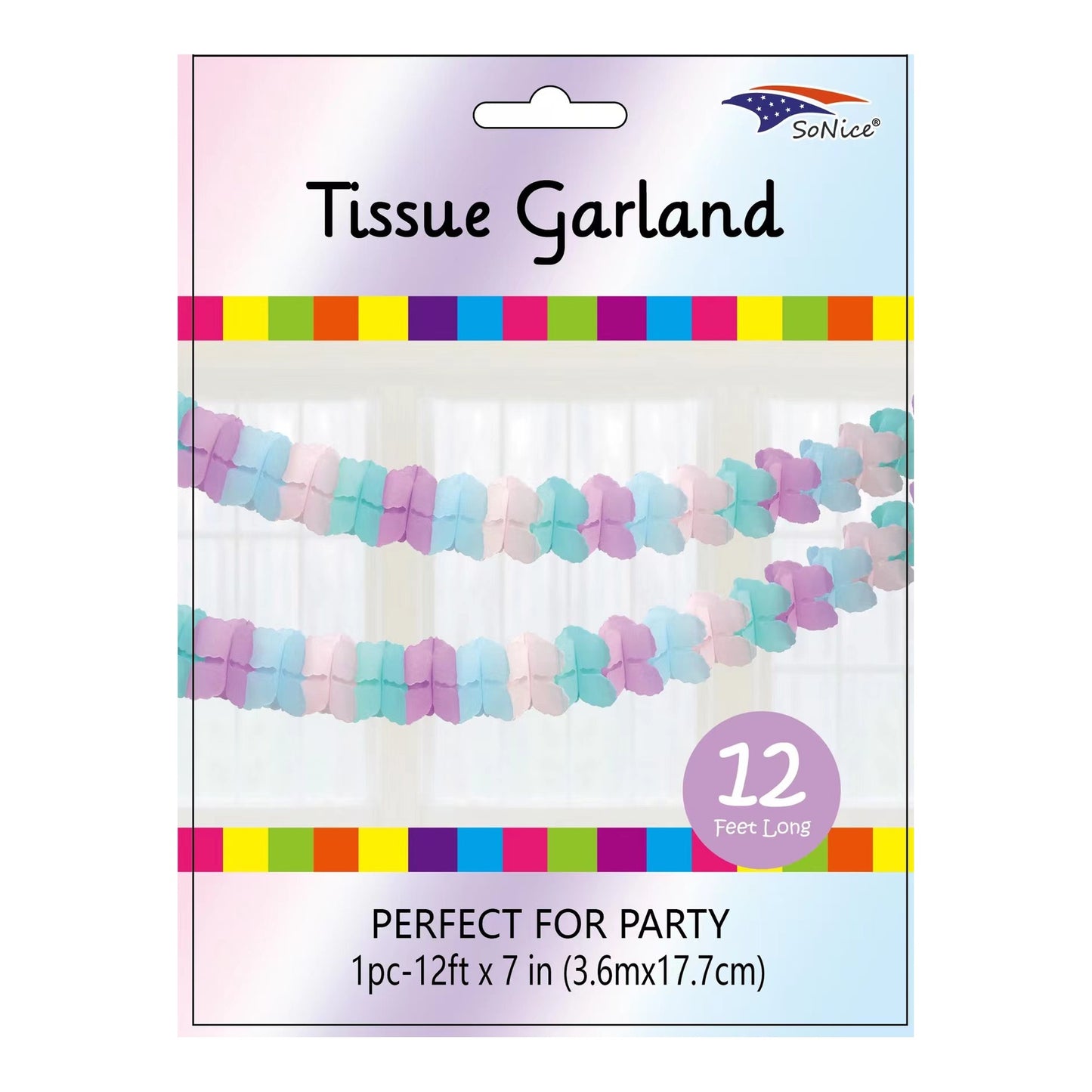Tissue Garland Pastel
